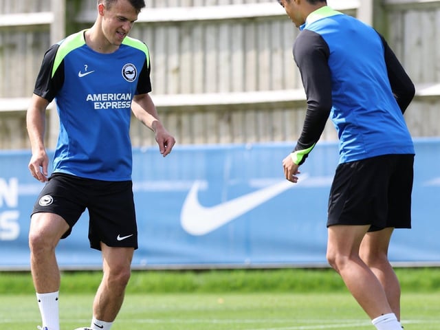 The winger was back on the training pitch this week as he continues his long recovery from a serious knee injury. Likely to be another month as yet