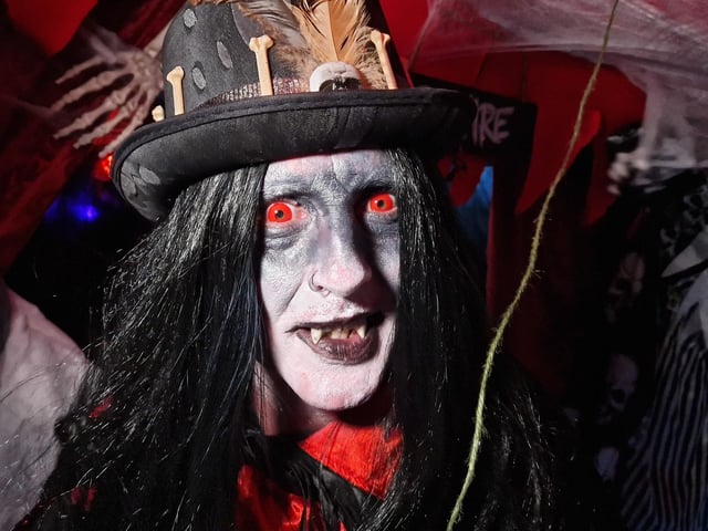 A family home in Sompting, West Sussex has been transformed into a haunted house for Halloween.
