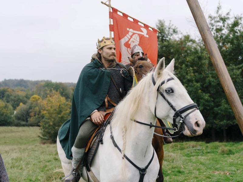 Battle of Hastings reenactment at Battle Abbey 2025. Pic supplied by Tom Arber/English Heritage.