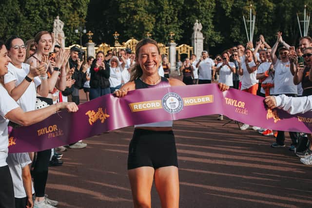 Runners in Chichester have played their part in an incredible endurance challenge after athlete Esmée Gummer completed a 5,000km journey across the UK and Ireland on October 3, setting a Guinness World Records title in the process. Picture: Kate Olivia May Marshall