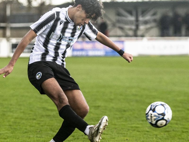 Action from Peacehaven and Telsombe's win over Midhurst and Easebourne in the SCFL premier