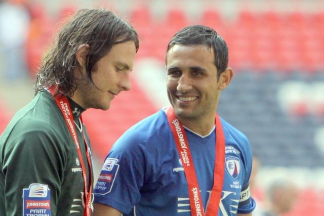 Tommy Lee with future boss Jack Lester celebrate a job well done.
