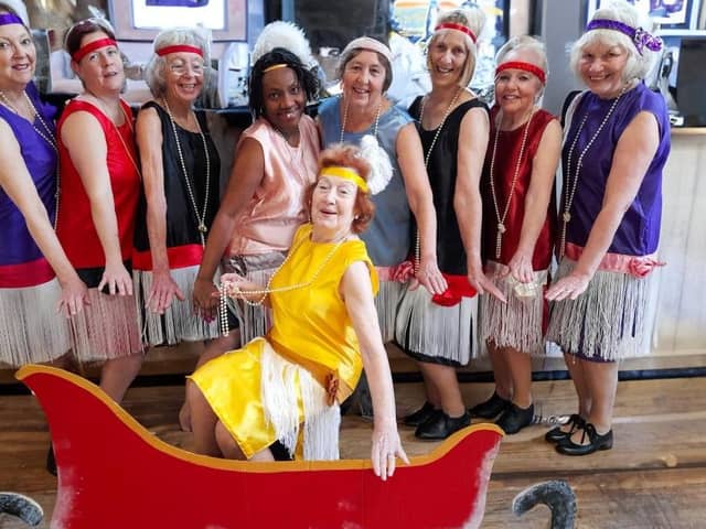 Willingdon School Of Dancing Adult Tap Class take a Sleigh Ride!