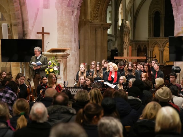 Carols by Candlelight, Worthing College's annual Christmas concert, brought staff and students together at St Mary's Church in Broadwater
