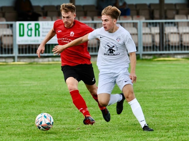 Action from Eastbourne United's 4-2 FA Vase win at Arundel FC