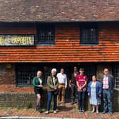 Bexhill and Battle MP Huw Merriman, visited Pevensey village to learn more about an exciting project to restore one of the oldest buildings in Sussex – The Mint House.