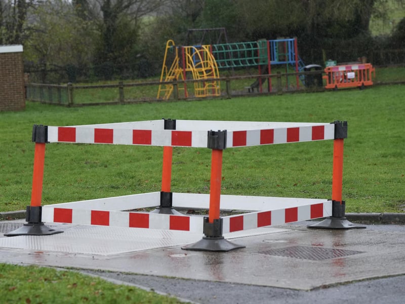 ‘A stench of raw sewage’ waffs around Barnham after a sewage pipe burst and major traffic disruption has been reported.