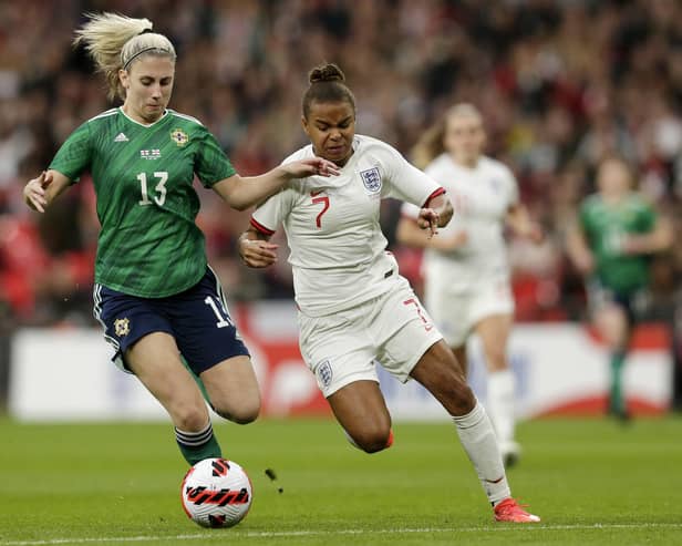 Caragh Hamilton of Northern Ireland has joined Lewes Women (Photo by Henry Browne/Getty Images)