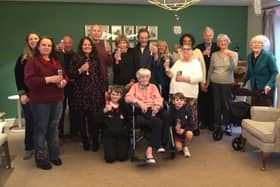 Sadie Lassman celebrated her 100th birthday on Sunday, January 29, at The Goldbridge Bupa Care Home in Haywards Heath.