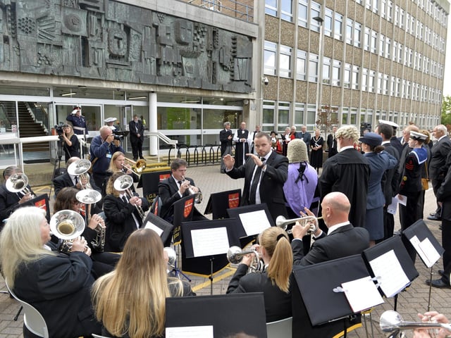 County Proclamation of the new King at County Hall, Lewes (Photo by Jon Rigby)