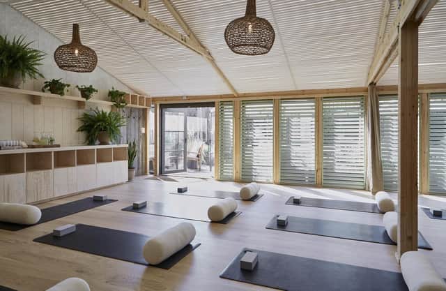 The yoga studio at The Gallivant. Picture from The Gallivant