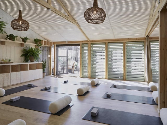 The yoga studio at The Gallivant. Picture from The Gallivant
