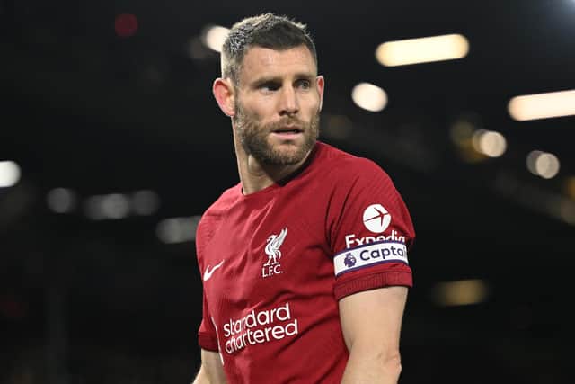 James Milner will join Brighton & Hove Albion on a one-year deal with a year’s option when his Liverpool contract expires on June 30. Picture by Andrew Powell/Liverpool FC via Getty Images
