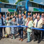 Bus operator Stagecoach last week started to introduce a fleet of 22 brand new low emission buses on the Coastliner 700 – that connects the Hampshire and West Sussex coast. Photo: Stagecoach