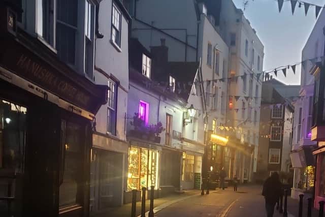 Police carry out evening patrols in Hastings Old Town
