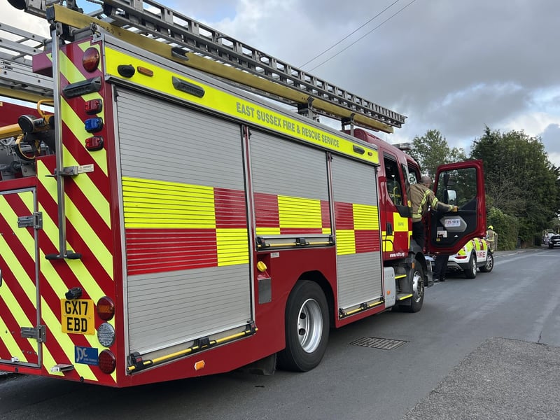 East Sussex Fire and Rescue Service said they were called to The Acorns in Hailsham at 3.34pm on Thursday, September 26