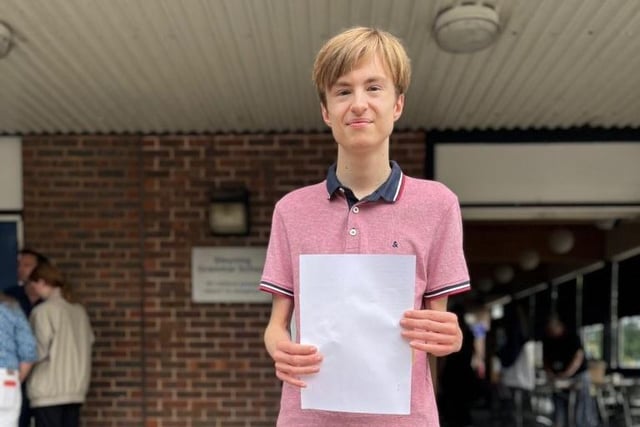 Steyning Grammar School students receive their A-level results