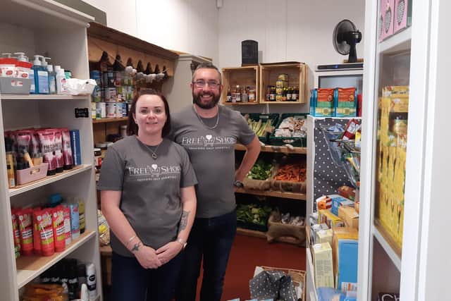 Volunteers at Free Shop Crawley