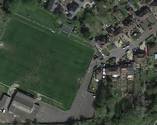 Plans to convert the grass pitch at Horsham YMCA FC into a 3G pitch have been approved by the district council. Picture: Google