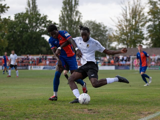 Horsham FC moved up to second in the National League South with a hard-fought 2-1 win at Braintree Town