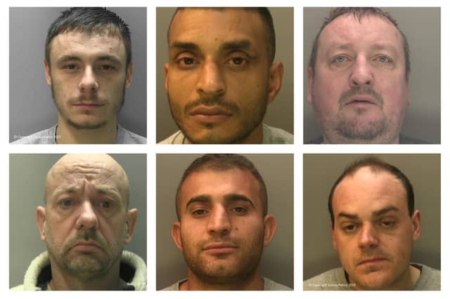These are some of the most serious, high profile and prolific offenders who were jailed in the first month of 2025.