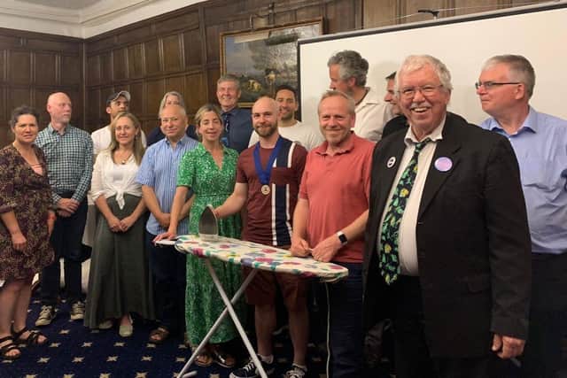 A recent Lewes Speakers Club meeting