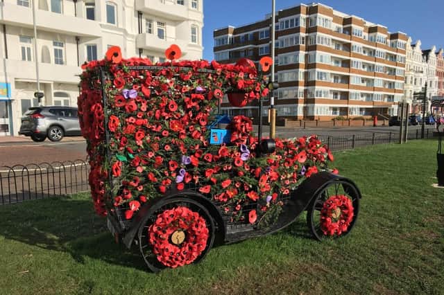 The Royal British Legion is encouraging members of the public to wear a poppy, donate to the Armed Forces charity, and decorate the Poppy Car.