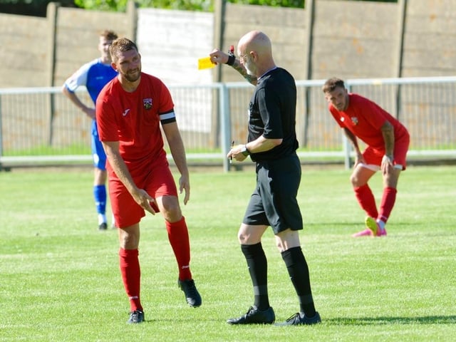 Action from Shoreham v Pagham in the SCFL premier division