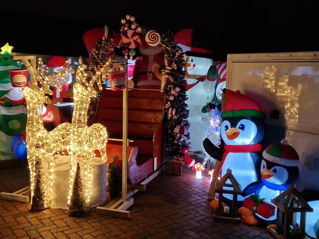 Jim Jam's Catering has created a winter wonderland in Fairfields, High Street, Tarring, to raise money for the A&E department at Worthing Hospital