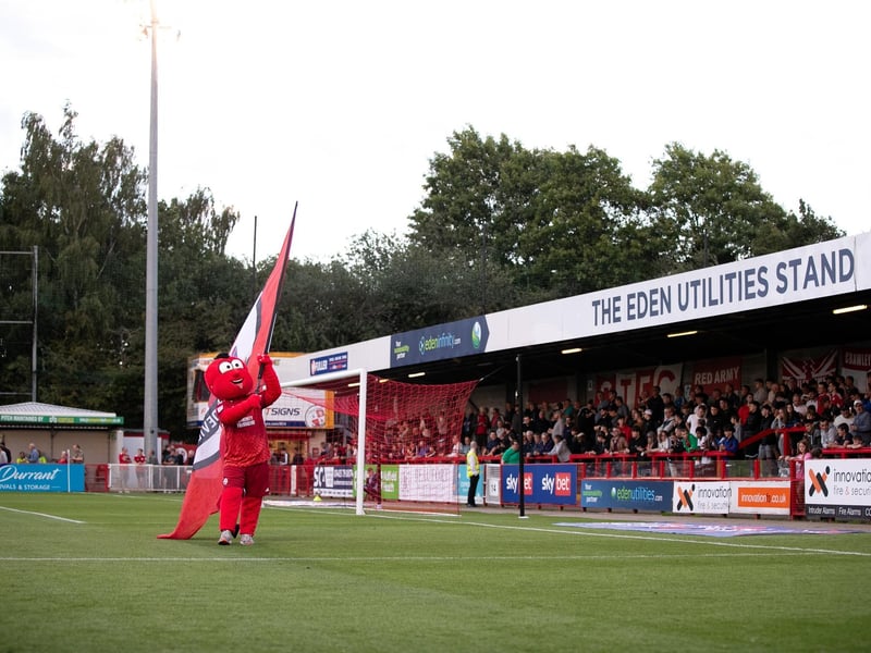 Action and crowd pictures from Crawley Town's 2-1 win over MK Dons at the Broadfield Stadium.