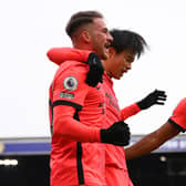 Brighton & Hove Albion are set to offer a new contract extension to fan favourites Kaoru Mitoma (centre) and Solly March, according to latest reports. Picture by Stu Forster/Getty Images)