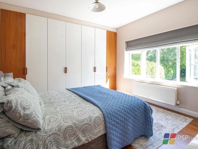 The home has four bedrooms
