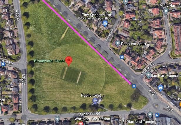 Following consultations with residents, a Traffic Regulation Order (TRO) has been granted to introduce parking restrictions around Broadwater Green. Photo: Google Street View