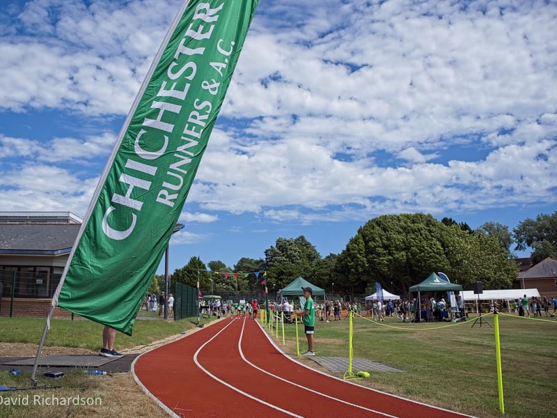 The opening of the Phil Baker Athletics Track at Chichester College