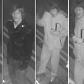 Police investigating an arson in St Leonards have issued CCTV images of two men they wish to speak with in connection with the incident. Picture: Sussex Police