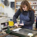 Clare Somerville-Perkins brings letterpress to the pottery