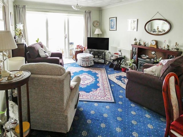 This two-bedroom bungalow in Beaumont Park sits perfectly between Littlehampton and Rustington in a quiet, off-road position. It is on the market with Glyn Jones at £375,000.