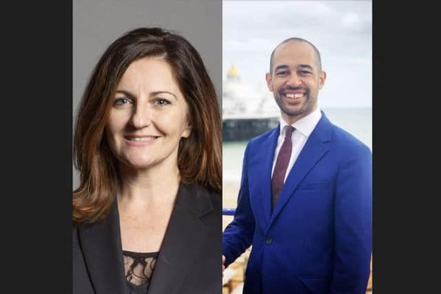 Eastbourne politicians speak out over water quality downgrade - MP Caroline Ansell and Cllr Josh Babarinde
