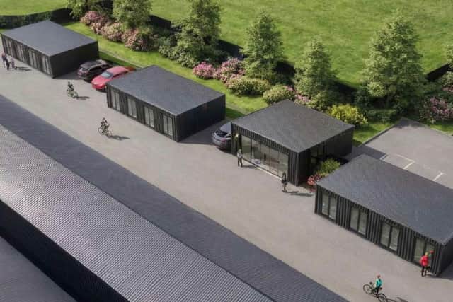Plans to build a dozen office pods in a Goddards Green business park have been submitted to Chichester District Council. Image: Bedford Park Developments Ltd