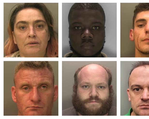These are some of the most serious, high profile and prolific offenders who were jailed in Sussex in April 2024.