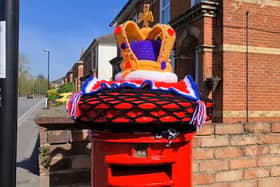 A royally impressive post box in Lower Church Road, Burgess Hill