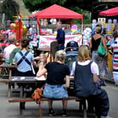 Friends and families enjoying last year's Summer Street Party in Midhurst. Picture by Steve Robards