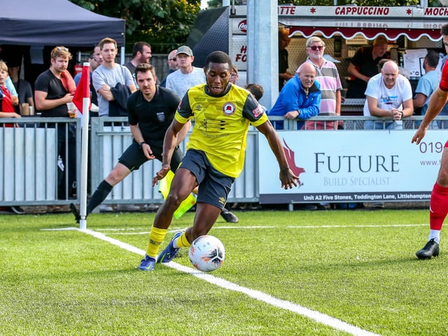 Action from Worthing v Eastbourne Borough