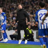 Roberto De Zerbi has guided Brighton to the round of 16 in the Europa League (Photo by Mike Hewitt/Getty Images)