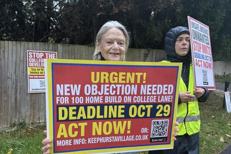 Mid Sussex residents rally as College Lane deadline nears