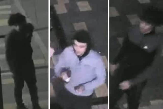 Sussex Police investigating an assault in Horsham have issued new CCTV images of men they would like to speak to.
