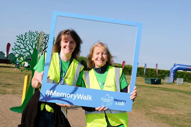 Volunteers at Brighton Memory Walk in 2021