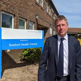 Lewes MP James MacCleary has welcomed recent progress on a new health centre for Seaford. Photo: Office of James MacCleary MP