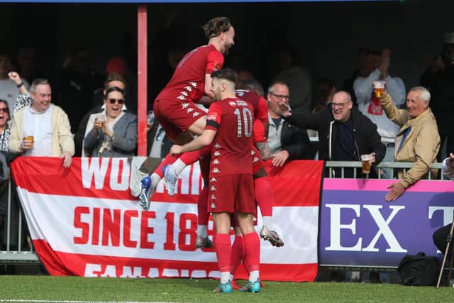 Worthing will be at home in the first round of the National South play-offs | Picture: Mike Gunn