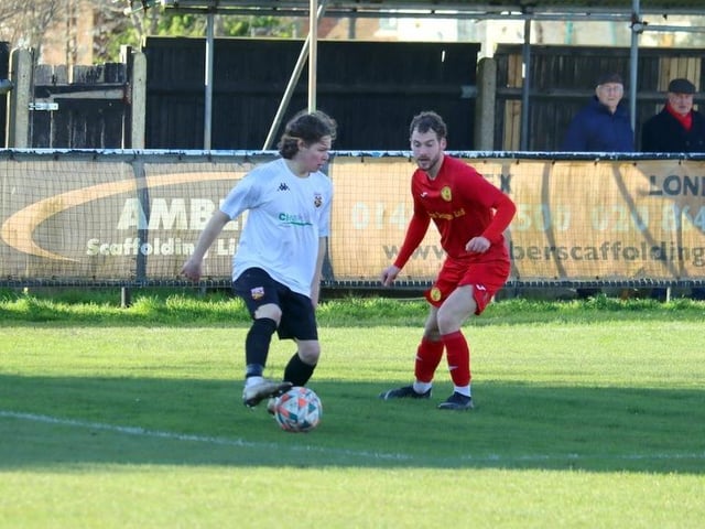 Pagham v Newhaven in the SCFL premier - it finished 0-0